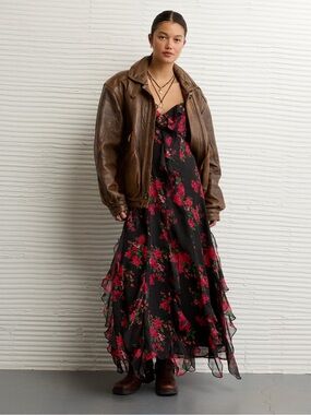 American Eagle tiered maxi dress